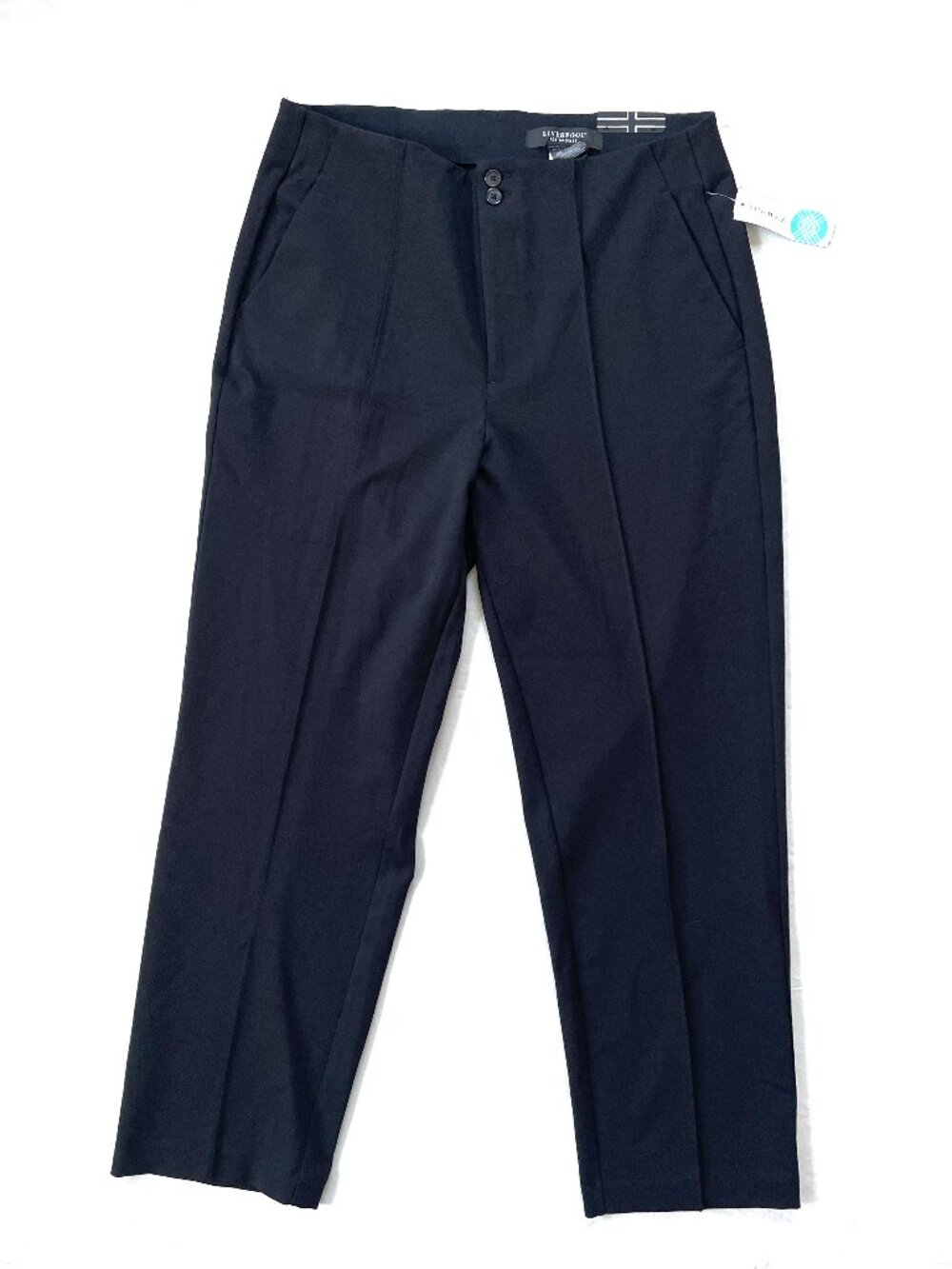 Liverpool Los Angeles Kelsey Knit Trousers Black 14W NWT Stretch Work Pants